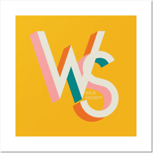 Wild Society Yellow Logo Posters and Art